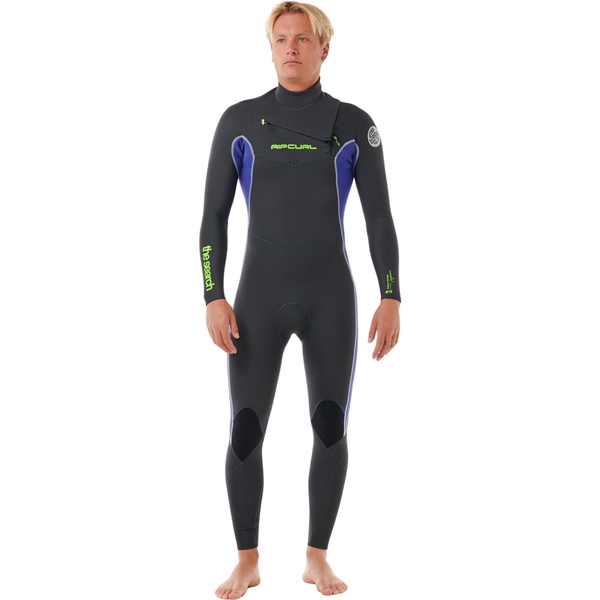 2025 Rip Curl Männer Dawn Patrol Performance 4/3mm Brustreißverschluss Neoprenanzug 15DMFS - Wild Berry